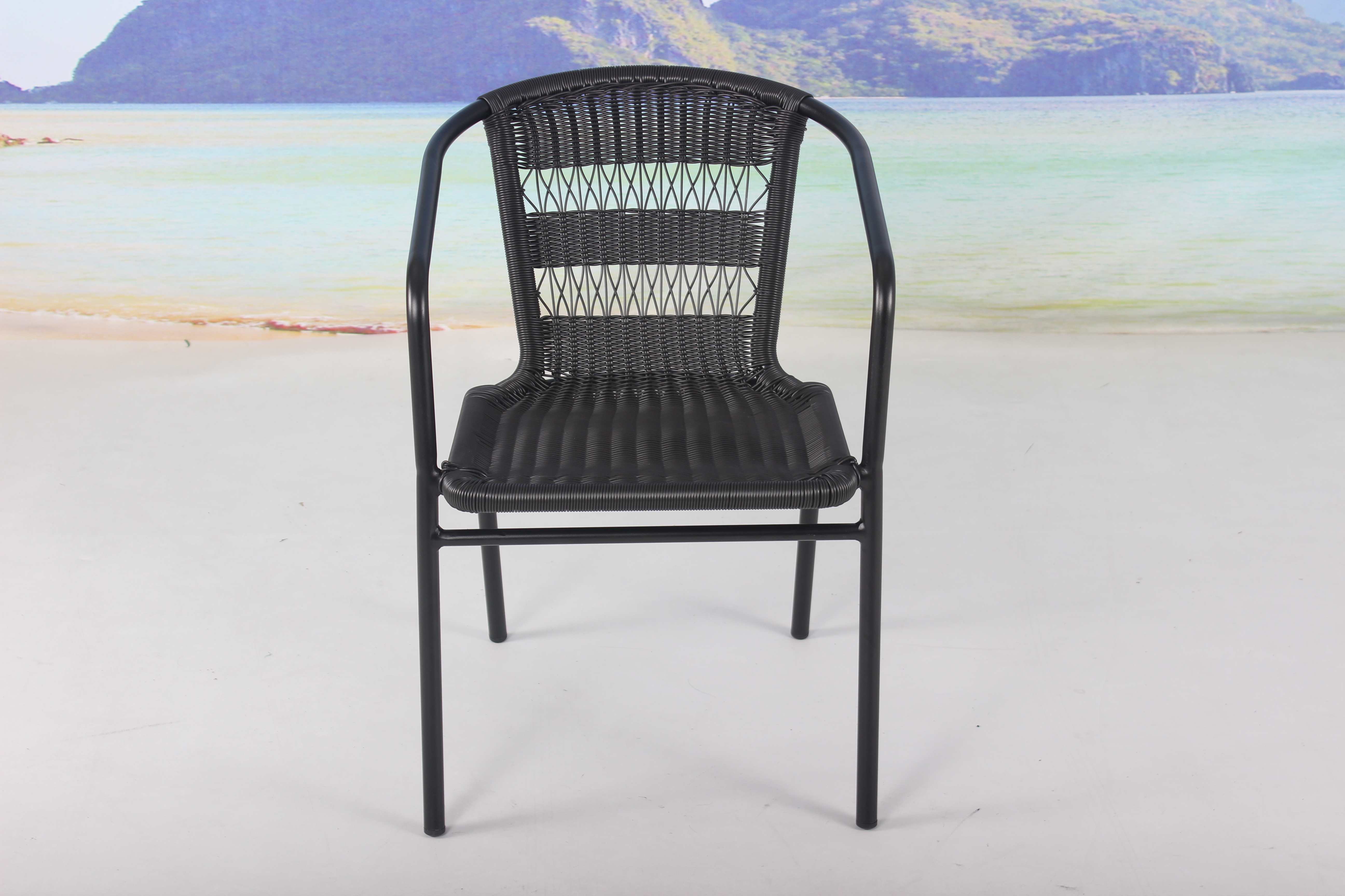 3 piece outdoor bistro wicker chair set