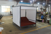 Outdoor pool aluminum cabana daybed with curtain