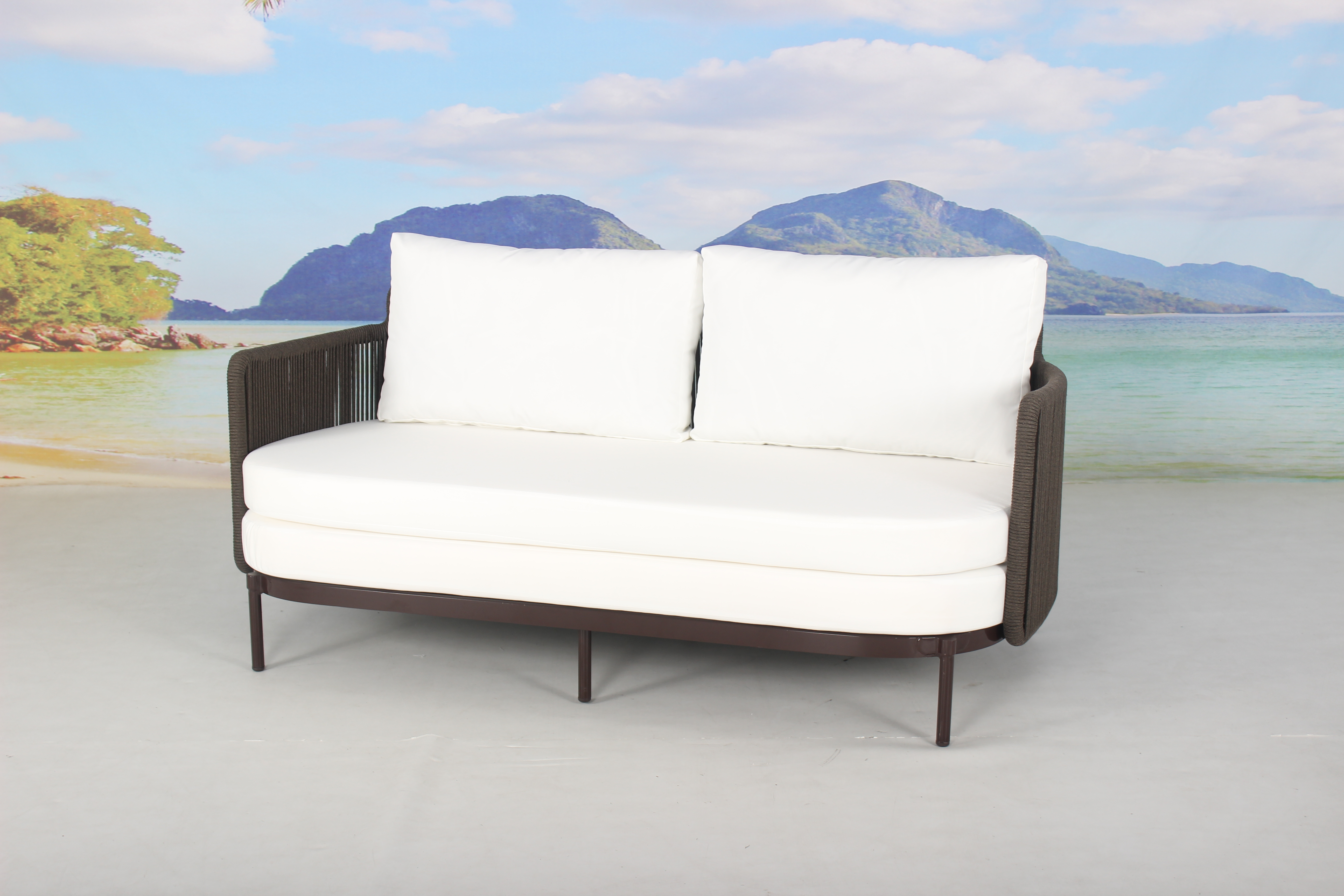 Foshan 4 piece terrace furniture garden sofa