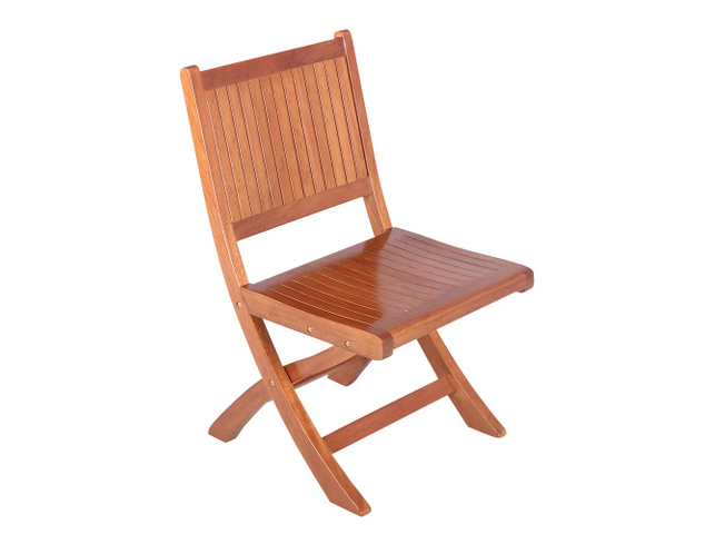 Outdoor patio solid wood folding chair