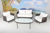 Foshan 4 piece terrace furniture garden sofa