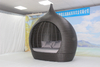 Modern outdoor bali poolside rattan sofa daybed