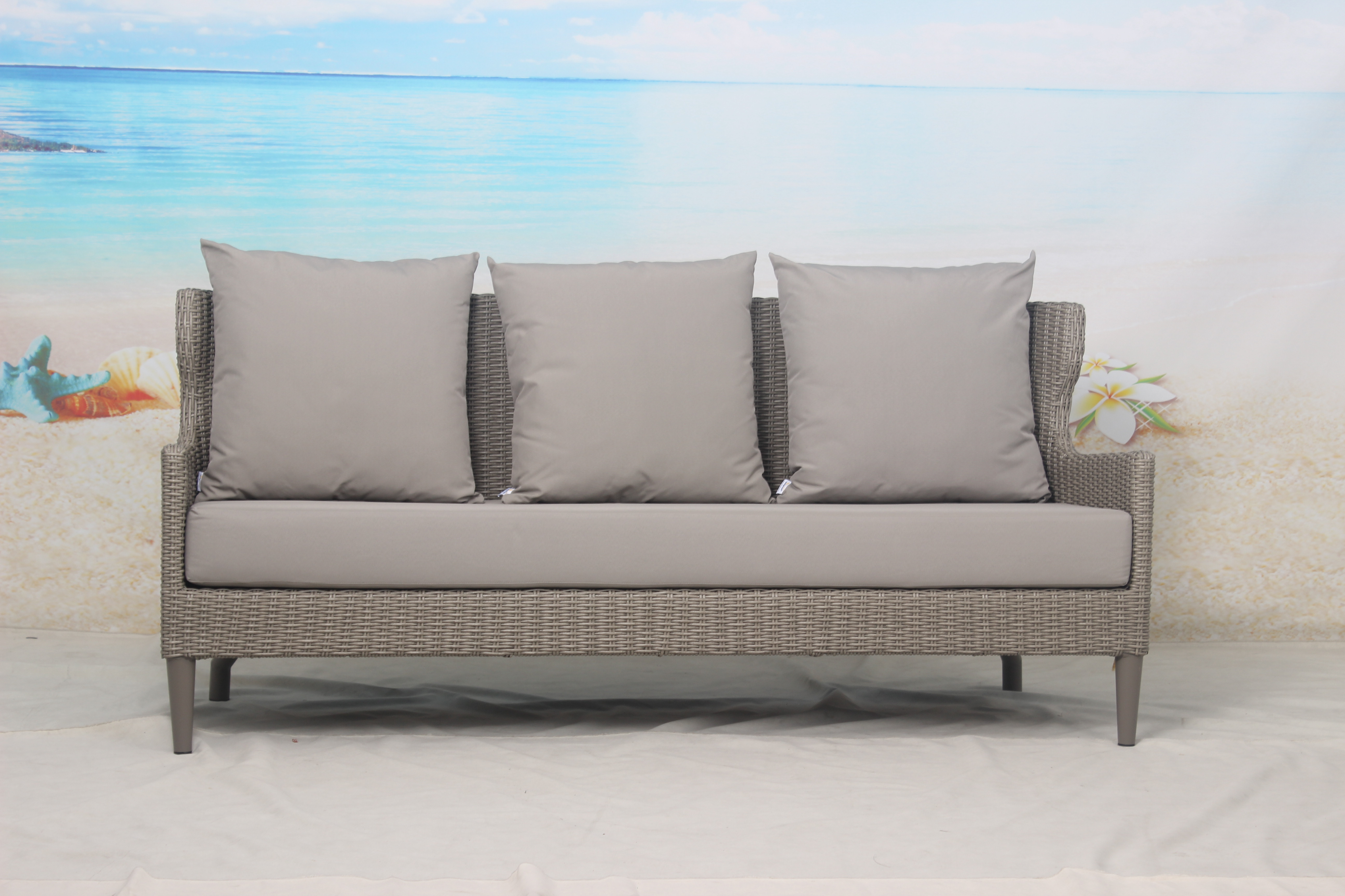 wicker terrace sofa