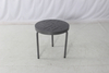 Hotel aluminum pool lounge chair with round side table