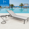 Aluminum outdoor beach lounger chair 