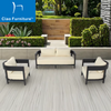 Foshan 4 seater backyard outdoor aluminum sofa
