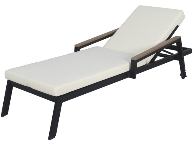 Outdoor pool furniture aluminium lounger