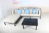 L shaped outdoor patio corner sofa set