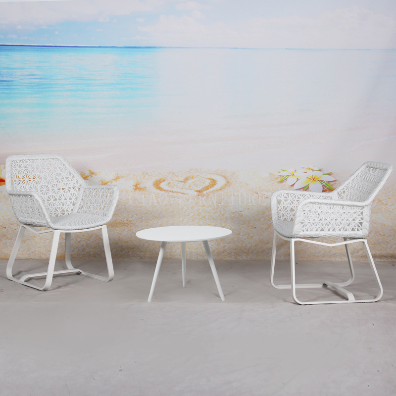 wicker white garden Outdoor chair