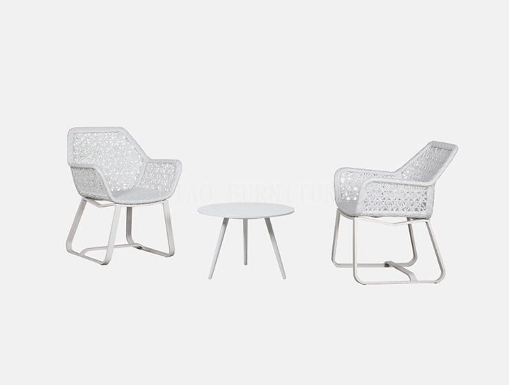 wicker white garden Outdoor chair