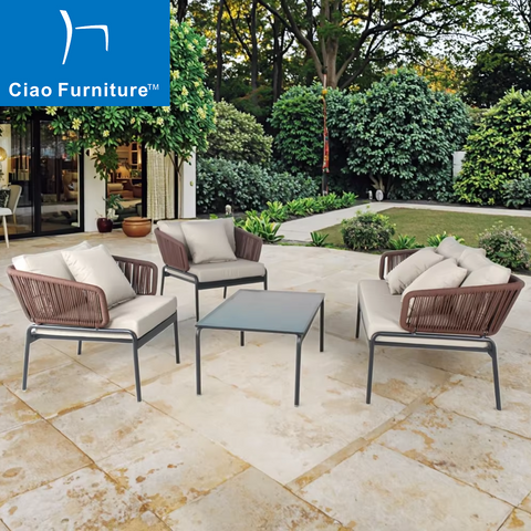 Hotel outside garden furniture sofa set 