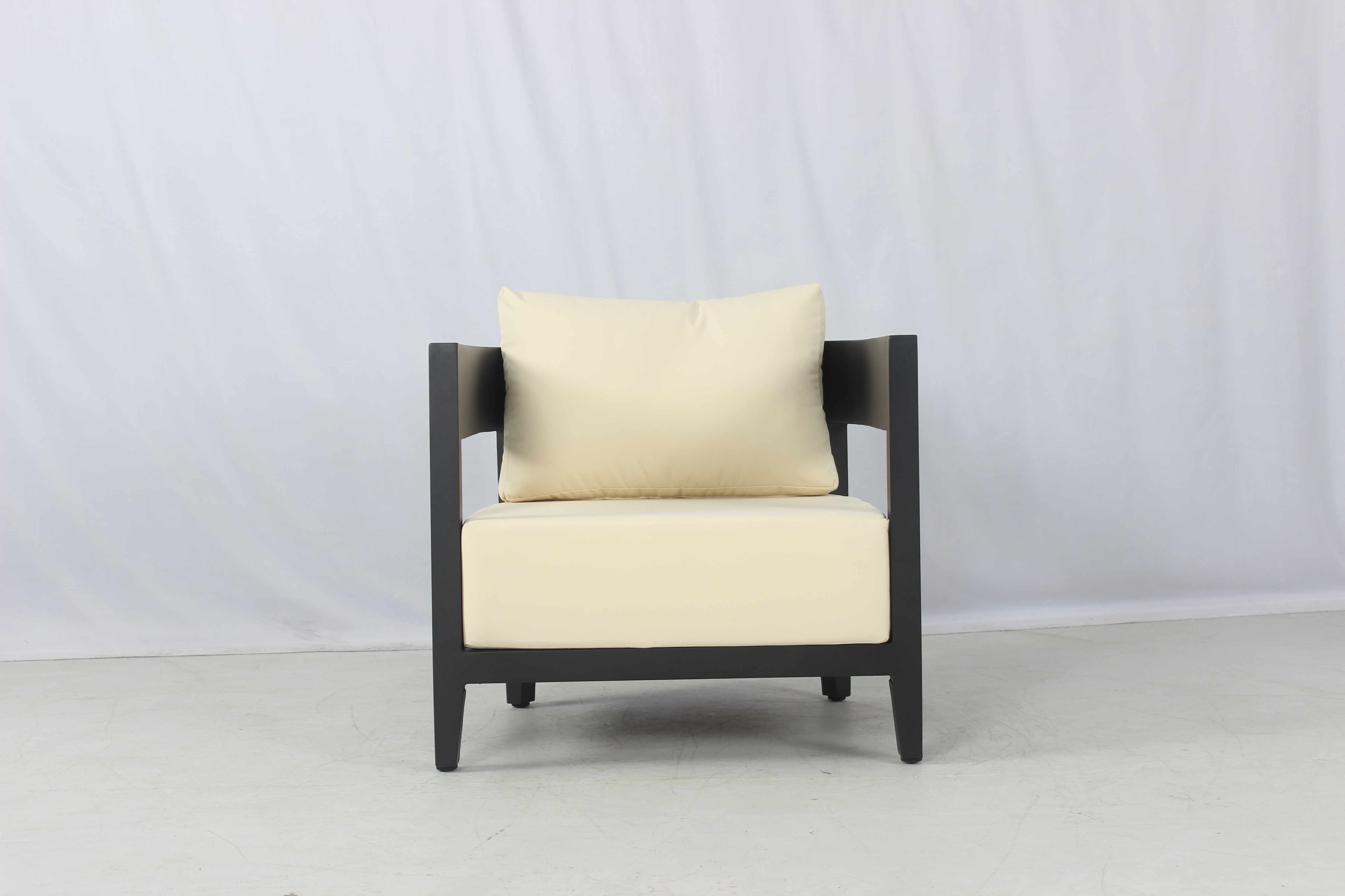 Foshan 4 seater backyard outdoor aluminum sofa