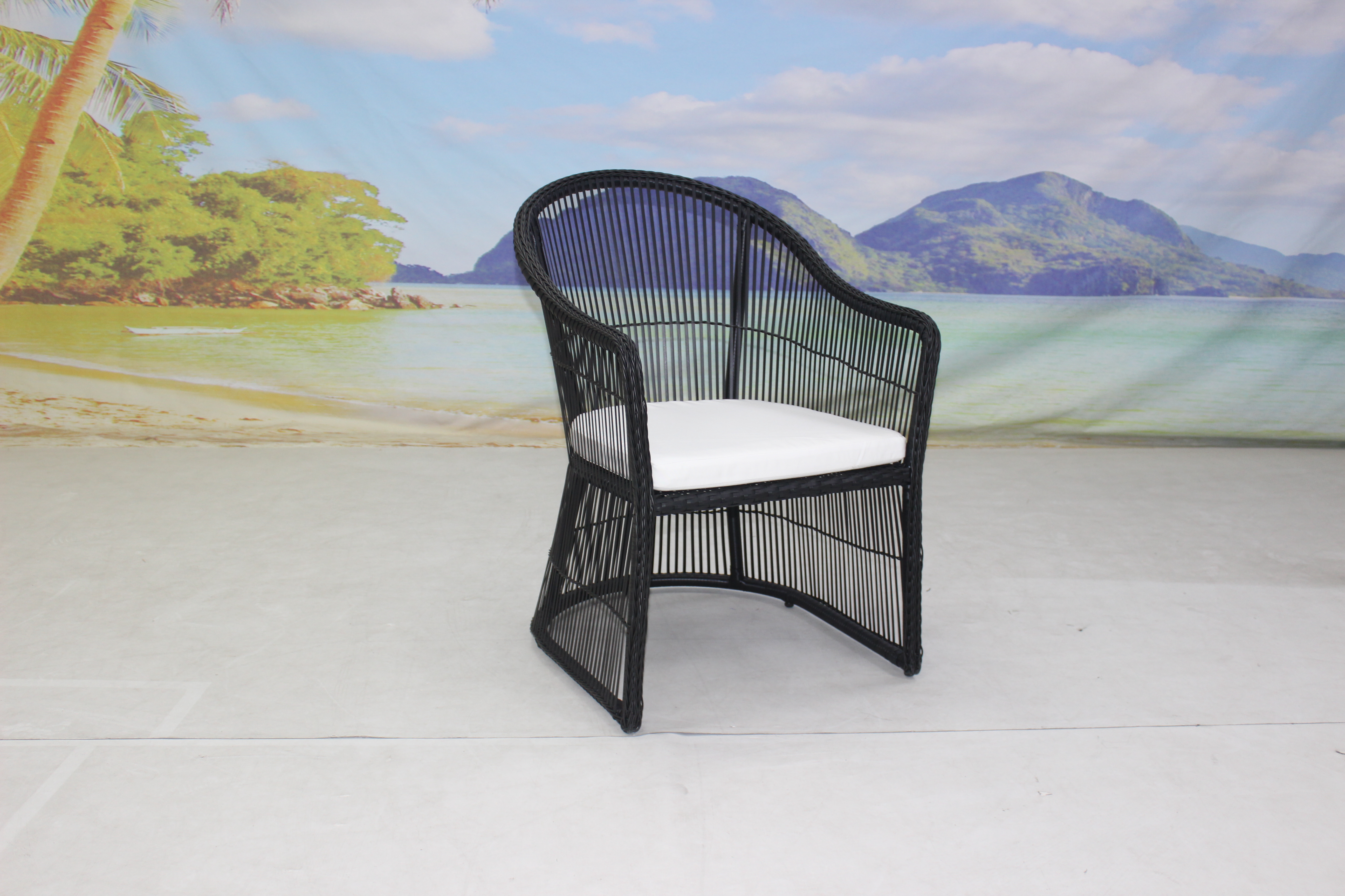 Synthetic Rattan 3 Pieces Patio Furniture Bistro Set