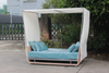 Outdoor beach lounge daybed with canopy