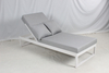 White pool outdoor aluminum lounger furniture