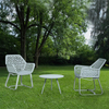 wicker white garden Outdoor chair