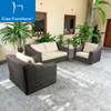 3 piece rattan outdoor garden lounge sofa set
