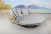  Outdoor round rattan wicker lounge hanging daybed