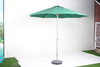 Green outdoor garden parasol umbrella