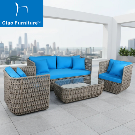 China patio garden aluminum sofa set
