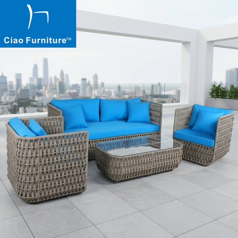 China patio garden aluminum sofa set
