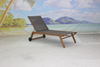 Outdoor pool aluminum and mesh chaise lounge chair