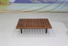 Teak wood outdoor furniture balcony sectional sofa