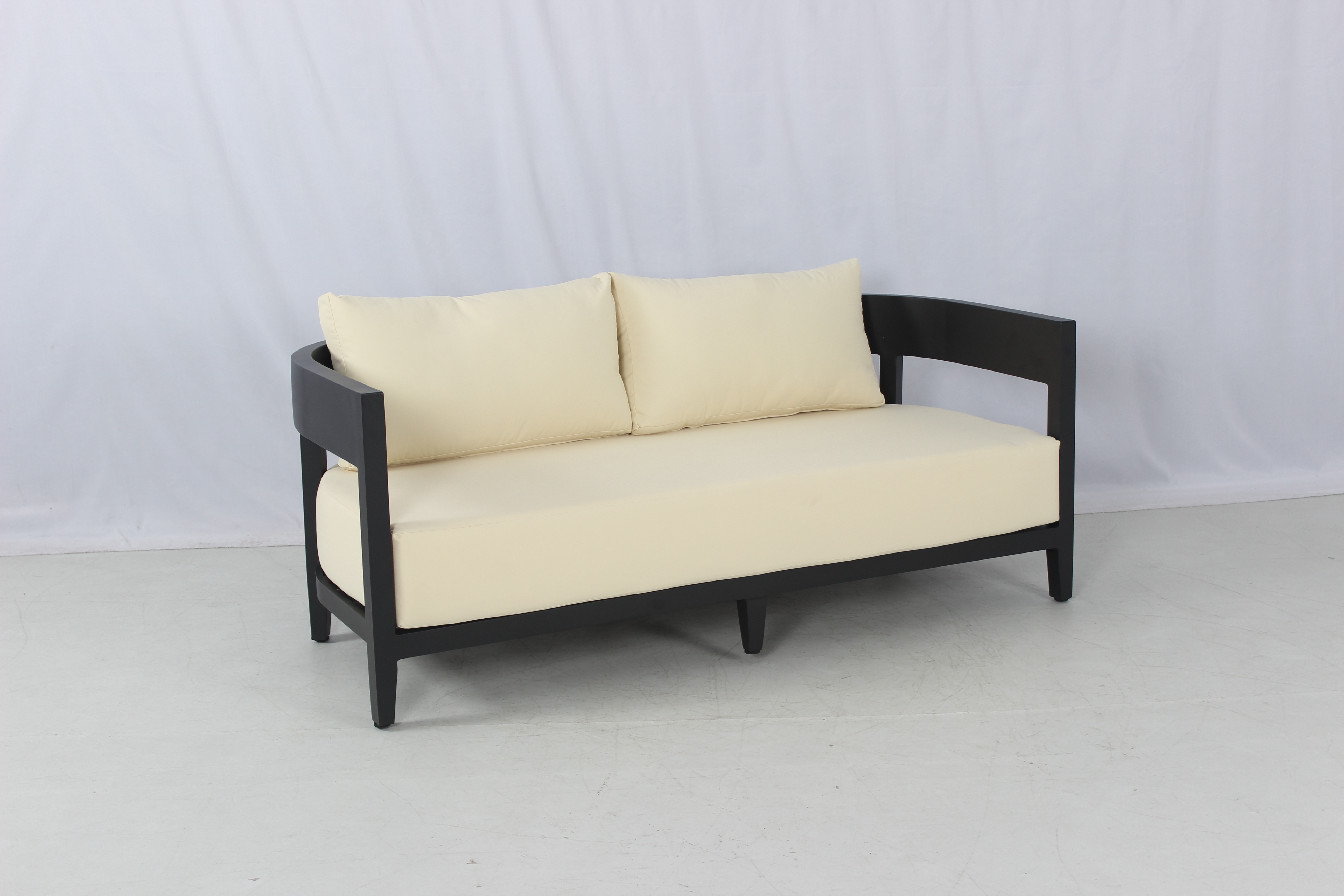 Foshan 4 seater backyard outdoor aluminum sofa