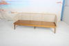 Leisure patio teakwood couch sofa set 