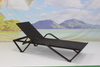Outdoor pool side PE rattan stackable chaise lounge chair 