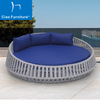 Hotel poolside furniture outdoor round lounge rope daybed