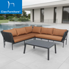 Leisure aluminum sectional sofa set