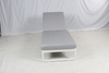 White pool outdoor aluminum lounger sunbed furniture