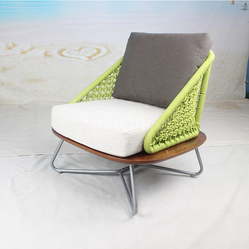 rope green modern Outdoor Single chair