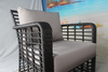 4 piece patio wicker sofa furniture set