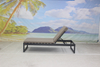 Aluminium pool chair outdoor chaise lounge with cushion