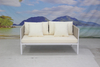 4 seater white aluminum rope woven outside seat sofa