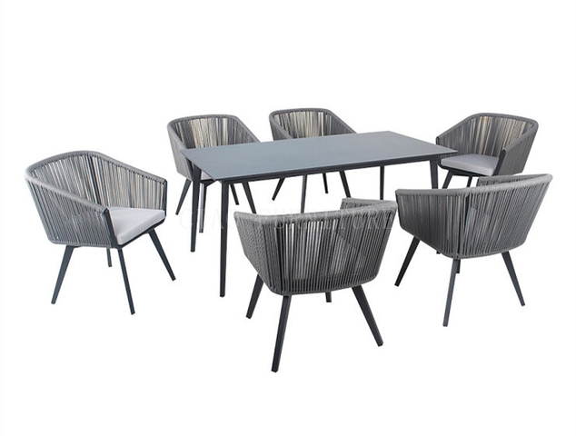 Outdoor garden furniture table and chairs set