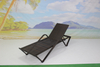Outdoor pool side PE rattan stackable chaise lounge chair 