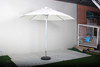 Big size white beach sun umbrella