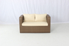 Foshan 4 pieces rattan backyard furniture sofa seating set