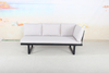 Modern KD aluminum outdoor garden sectional sofa 