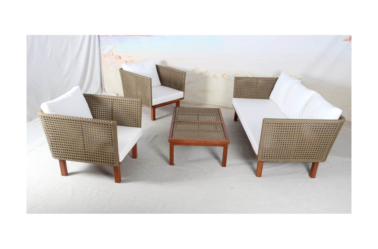 Contemporary Elegance: Outdoor Rope Sofas for Chic Outdoor Seating Areas