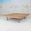 Square wood garden simple outdoor bar table