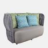 3 seater outdoor patio rope sofa