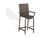 Outdoor hotel rattan high bar chair