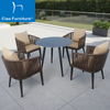 5 piece round garden dining set