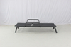 Beach pool aluminum sun lounge chair with armrest
