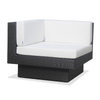 wicker black garden Outdoor sofa set