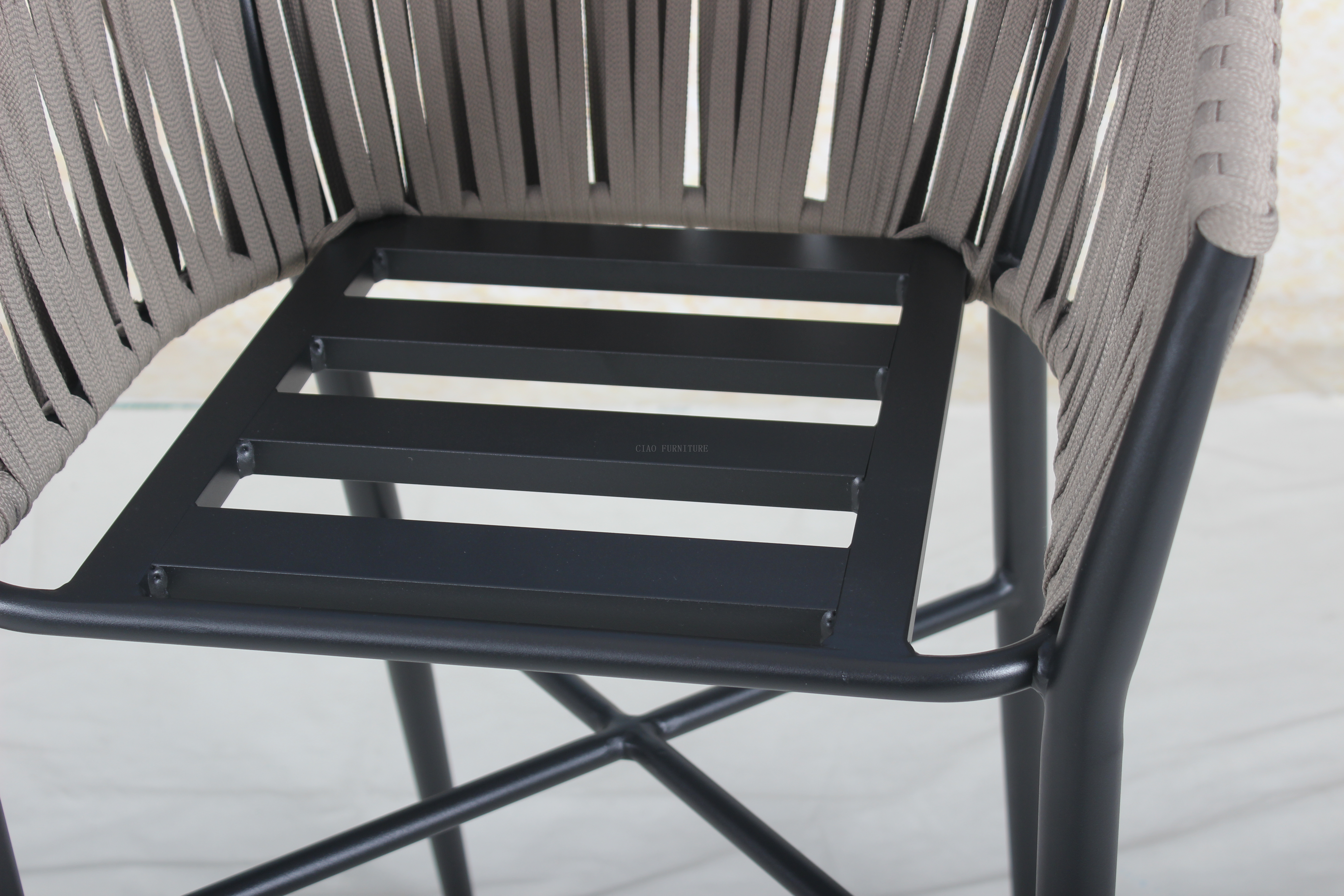 Aluminum outdoor bar furniture chair